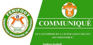 Football : la super ligue du Niger au titre de la saison 2026-2027 débutera le 4 septembre